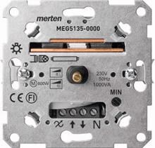 Rahmen und Dimmscheibe Merten LED Drehdimmer MEG5134-0000 Komplettset Set inkl 