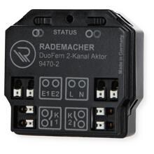 Rademacher 9470-2 RolloHomeControl DuoFern Universal-Aktor 2-Kanal (35140262), bis zu 1500 W