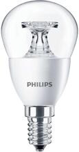 Philips Corepro Lustre ND (50759900) 4-25W E14 827 P45 CL warmweiß, 250 lm, Birnenform