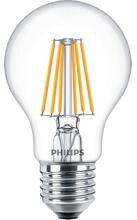 Philips CLA LEDBulb DT A60 CL Birne (70968900), E27, 5,5 W, warmweiß, 470 lm, dimmbar, Birnenform