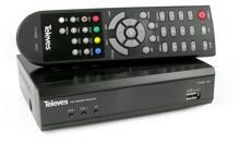 Televes HD1 Digitaler FTA HD-Satelliten Receiver, SCR I und II, schwarz (717402)