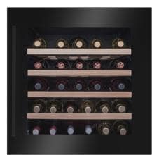 Amica WK 341 210 S Einbau Weintemperierschrank, max. 40 Flaschen, Nischenhöhe: 60 cm, 4 Böden, 1 Zone, Kompressortechnik, schwarz