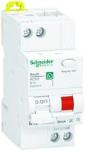 Schneider R9D01616 FI/LS-Schalter Resi9 2-Polig, 16A, B-Charakteristik, 30mA, Typ A, 6kA