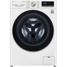 LG F4WV709P1E 9kg Waschmaschine, 1400 U/min, 60cm breit, TurboWash, Steam, ThinQ, AI DD, weiß