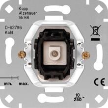 Kopp Taster (Wechsler) mit N-Klemme Sockel mit Glimmlampe (504700000)