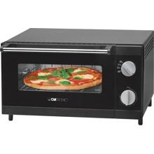 Clatronic MPO 3520 Multi Pizza-Ofen, 1000 W, 12 Liter Backraum, Ober- und Unterhitze, schwarz