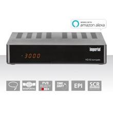 Imperial HD 6i kompakt DVB-S2 Sat Receiver, Sat-IP, USB, Sprachsteuerung, schwarz (77-547-00)