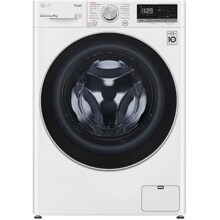 LG F4WV409S1B 9kg Frontlader Waschmaschine, 60cm breit, 1400U/Min, Mengenautomatik, Aquacontrol, Kindersicherung, TurboWash, Weiß