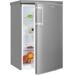 Exquisit KS16-V-H-040E Kühlschrank ohne Gefrierfach, 55cm breit, 127L, LED Beleuchtung, Edelstahl-Look